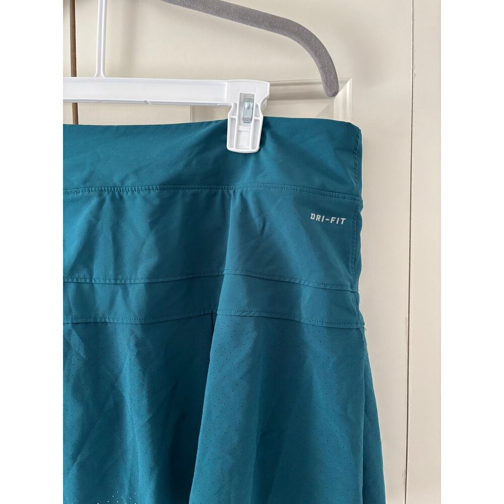 Nike Dri-FIT Teal Tennis Skort Skirt Built-In Shorts Women’s XL Athletic Golf - Picture 8 of 10